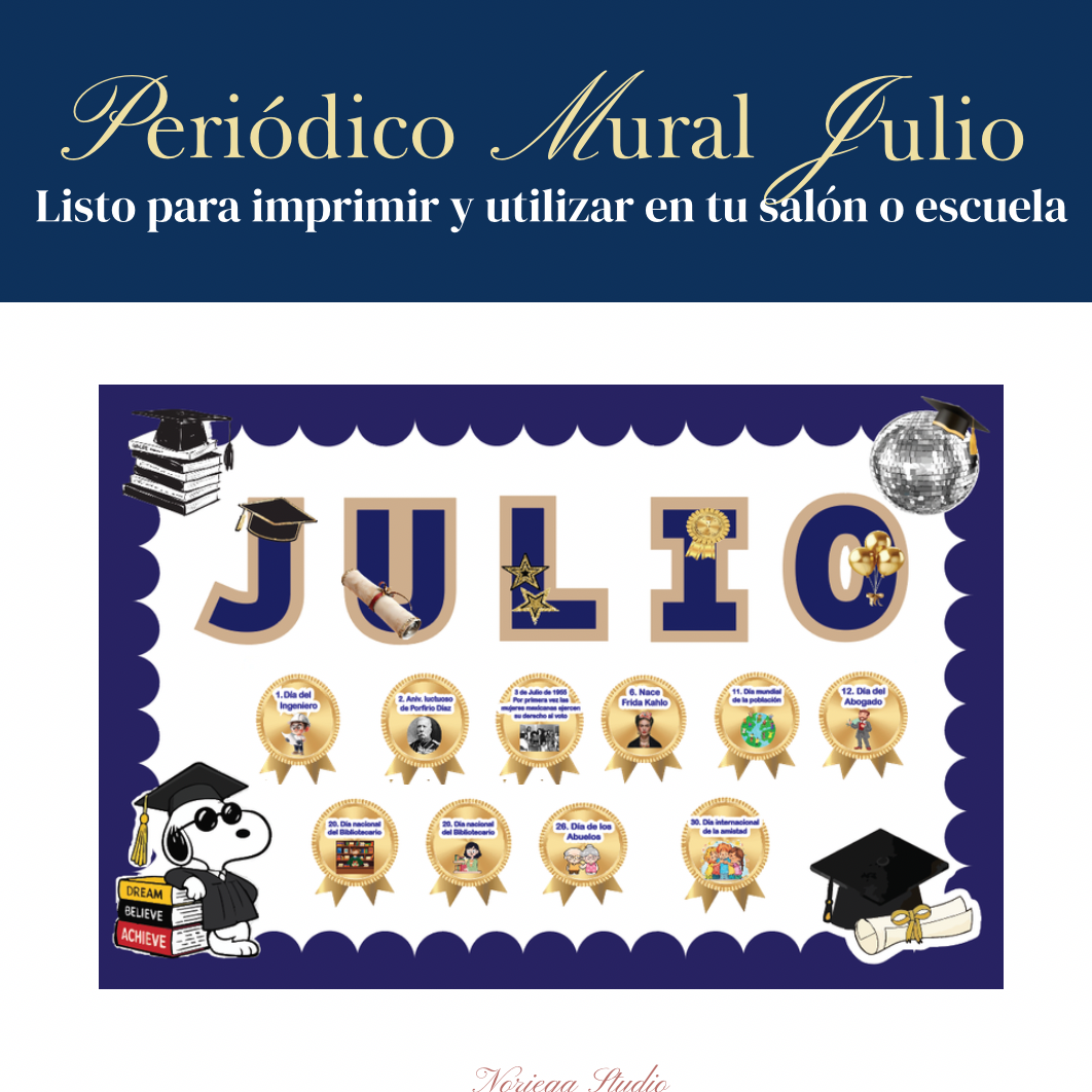 Periódico Mural Julio 🎓