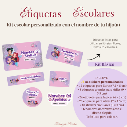 Kit de Etiquetas Escolares