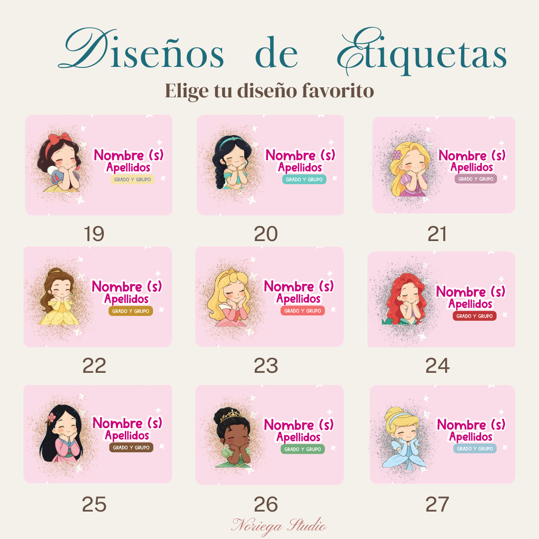 Kit de Etiquetas Escolares