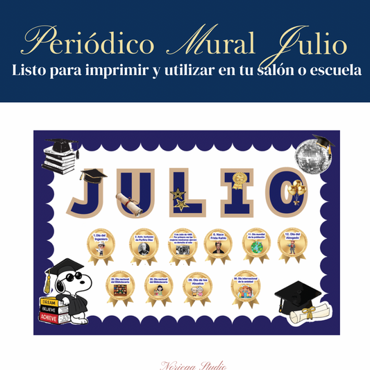 Periódico Mural Julio 🎓