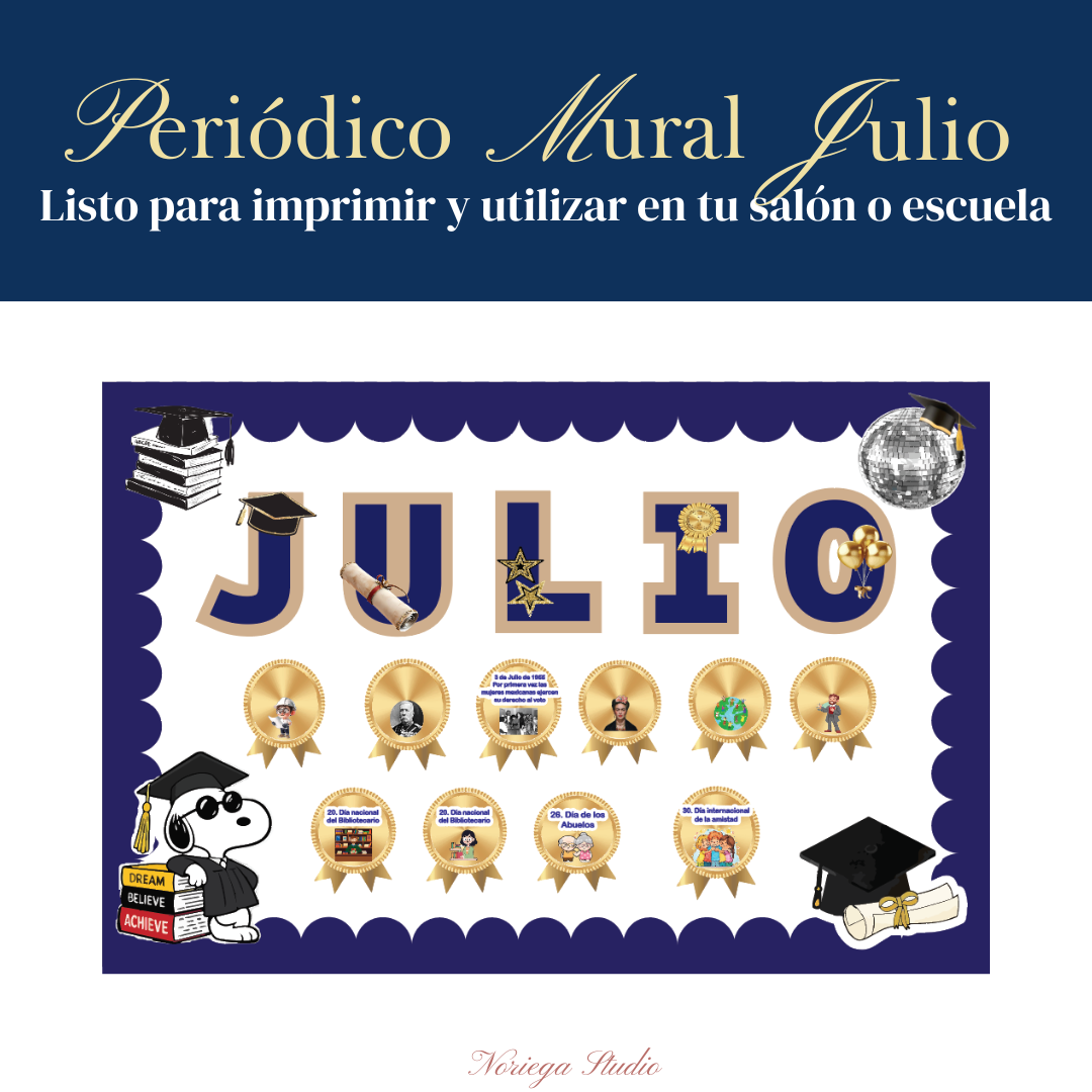 Periódico Mural Julio 🎓