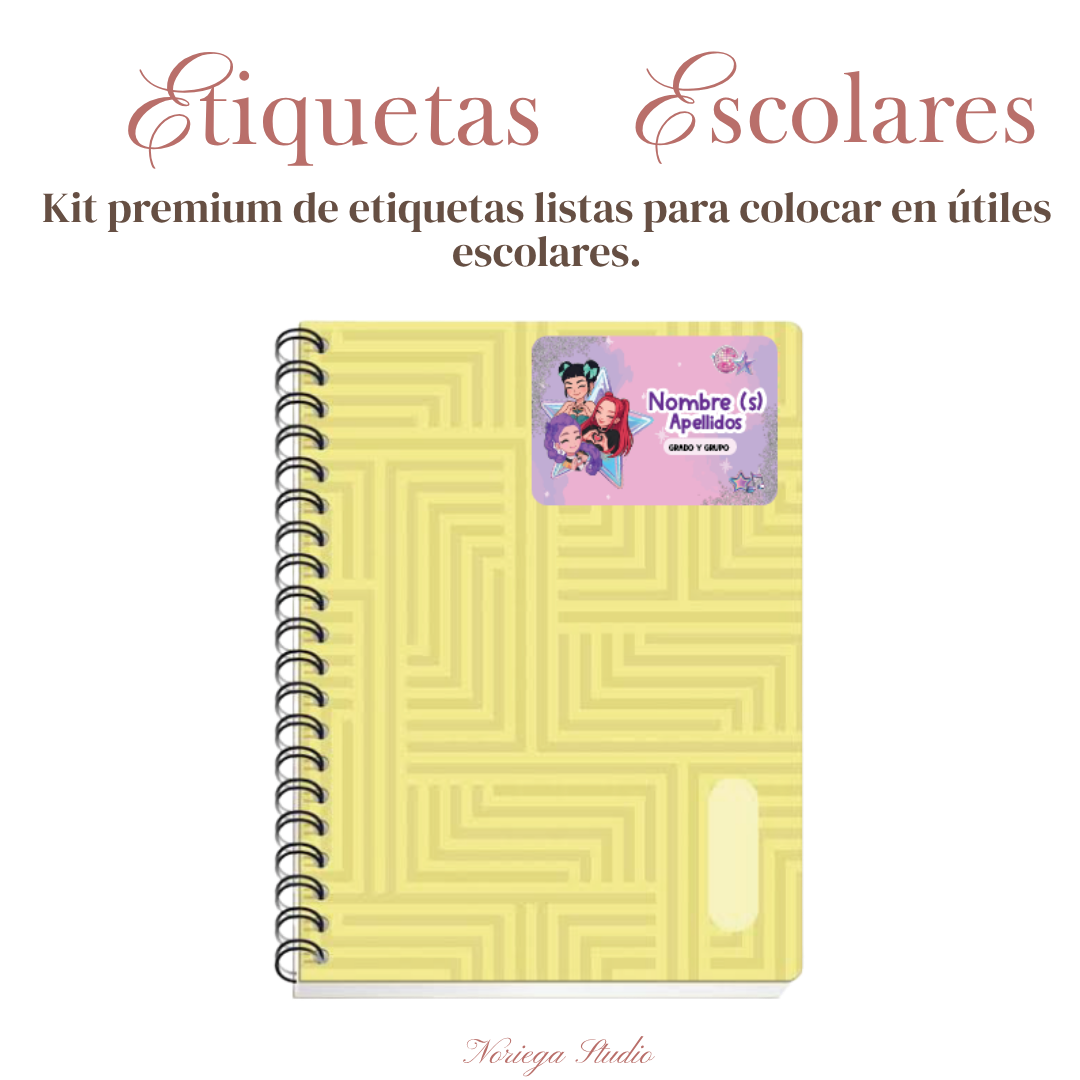 Kit de Etiquetas Escolares