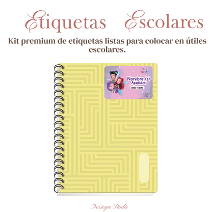 Kit de Etiquetas Escolares