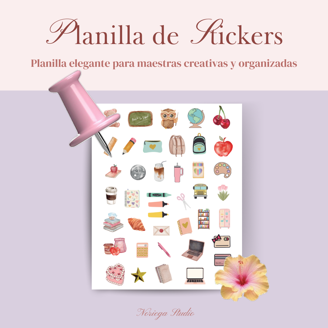 Planilla de Stickers | Classroom Life
