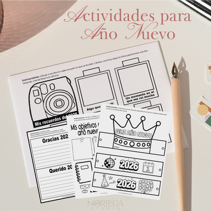 Actividades para celebrar el Año Nuevo 2026 ✨