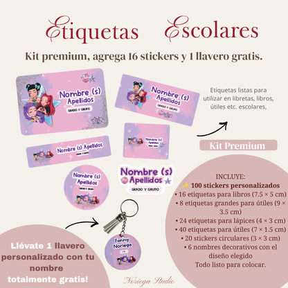 Kit de Etiquetas Escolares