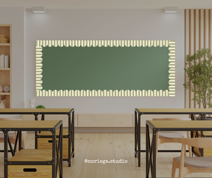 Borde para pizarrón ''Matcha''