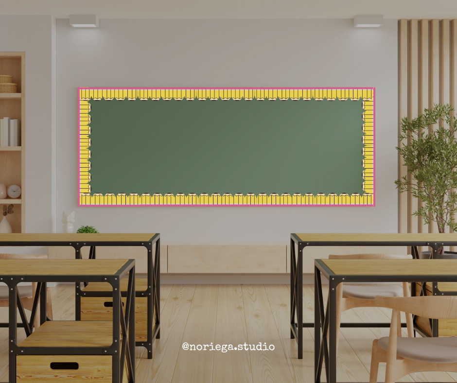 Borde para pizarrón ''Lápiz''